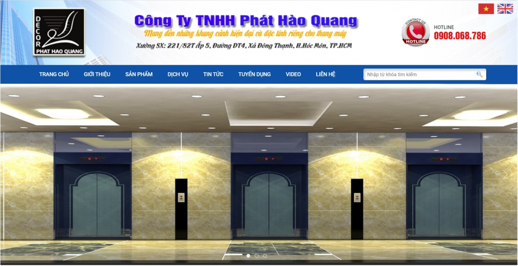 Mạ vàng ,các màu PVD trang trí thang máy nội thất